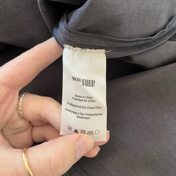 Aritzia Wilfred Free Vegan Suede Lis Pencil Skirt - Picture 7 of 12